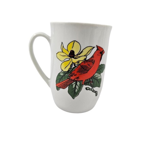 Vintage Leonard Polish 10 oz Porcelain Bird Coffee Tea Cup Mugs - Set of 4 - Picture 15 of 16